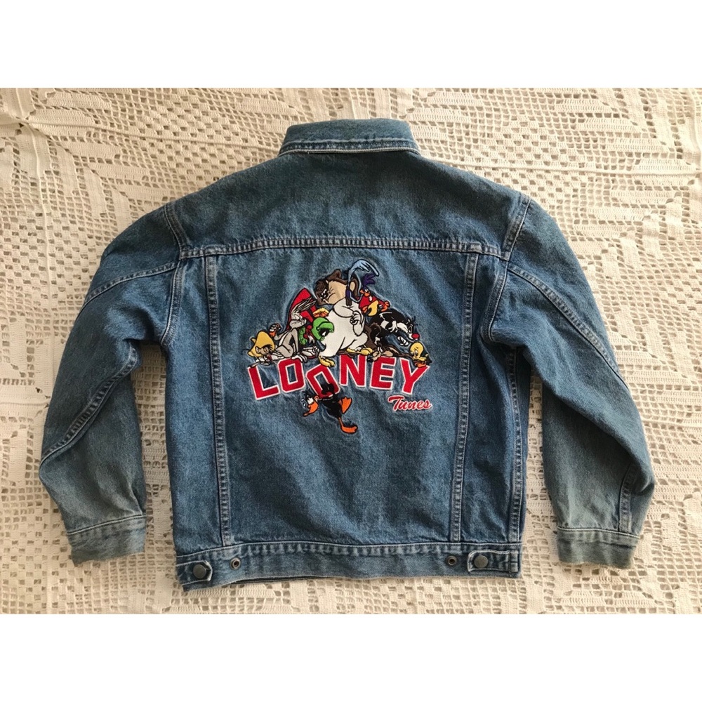 Vintage looney tunes jean jacket